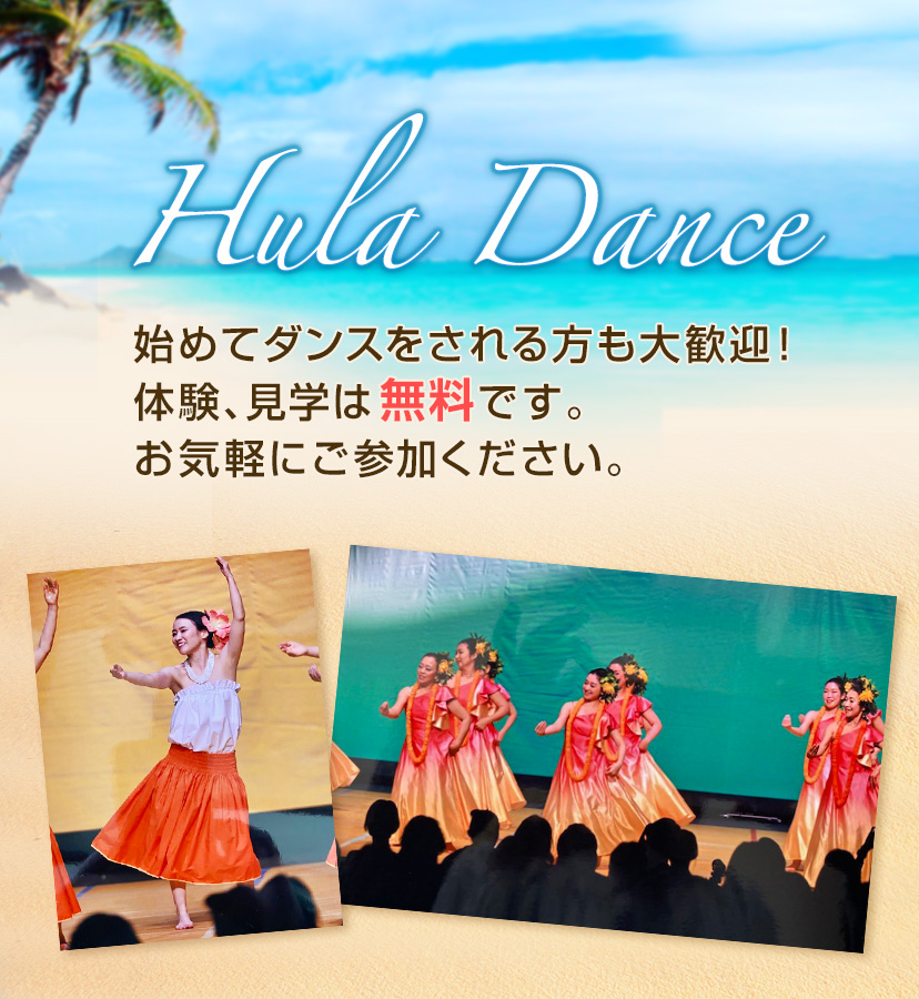 始めてダンスをされる方も大歓迎！ 体験、見学は無料です。 お気軽にご参加ください。